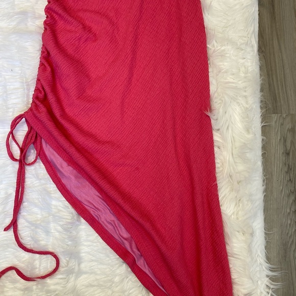 Lulus asymmetrical dress with side adjustment high low - Picture 3 of 3